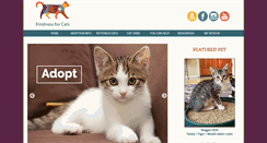 Desktop Screenshot of kindnessforcats.com